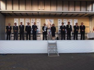 2014年2月2日川口市長選挙田中かずひろ候補出陣式